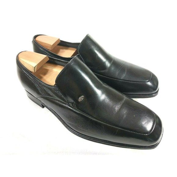 Mezlan Madrid Men’s Black Square Apron Toe 8